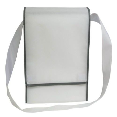 80 g/m2 non-woven fabric postman bag with velcro closure and shoulder strap