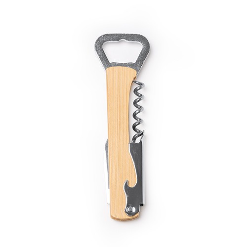 Classic design corkscrew with a bamboo body. Jamila