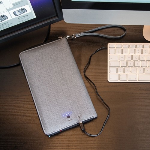Travel folder with power bank ALMERIA