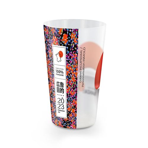 30 cl vaso de plástico apilable