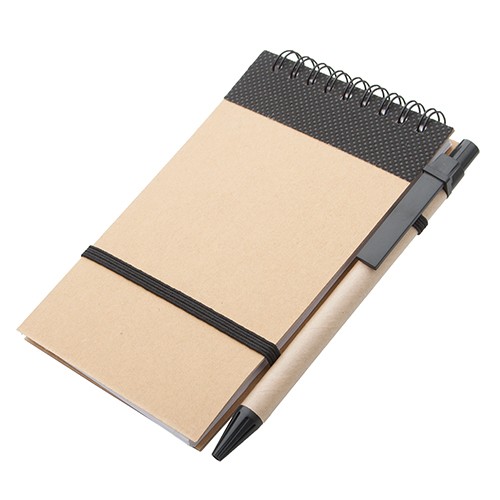 A6 Notebook with pen Justi