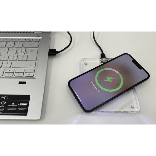 15W acrylic wireless base