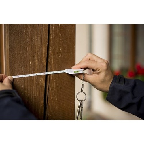 Keyring, measuring tape 1m and spirit level | Pascal