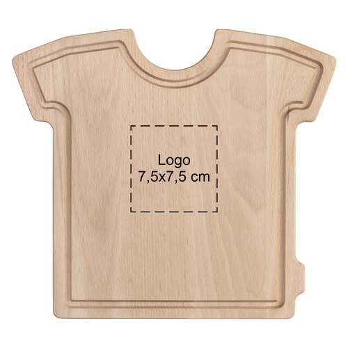 Tabla camiseta haya 25x28 cm