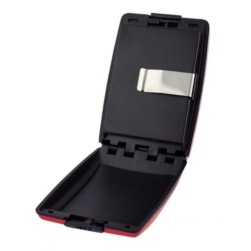 BUSINESS CARD CASE MULTIFUNCTION RED