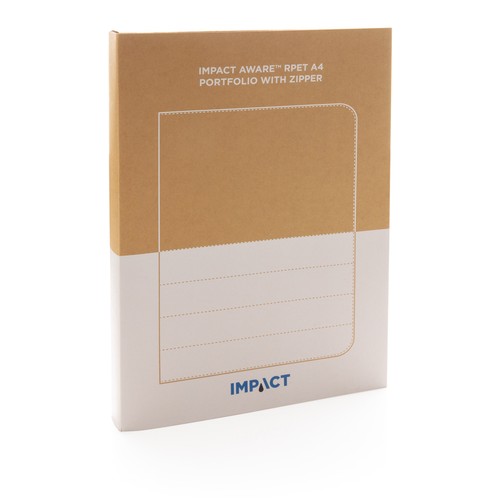 Carpeta Impact AWARE ™ RPET A4 con cremallera