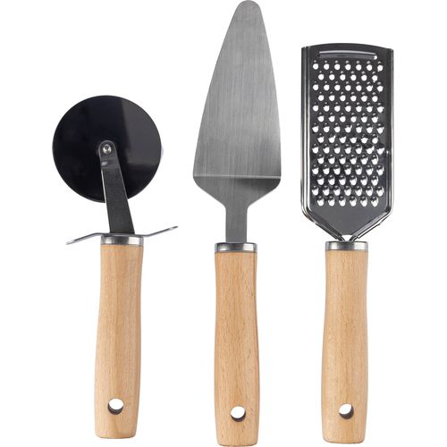 Metal and wooden kitchen tool set Sylvan