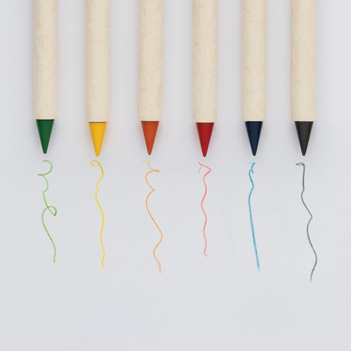 Set de 6 crayons de couleur GRS Infinity Micki