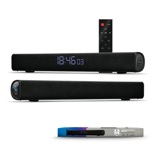 2 X 8 W BT5.0 SOUNDBAR SPEAKER, FM RADIO, CLOCK