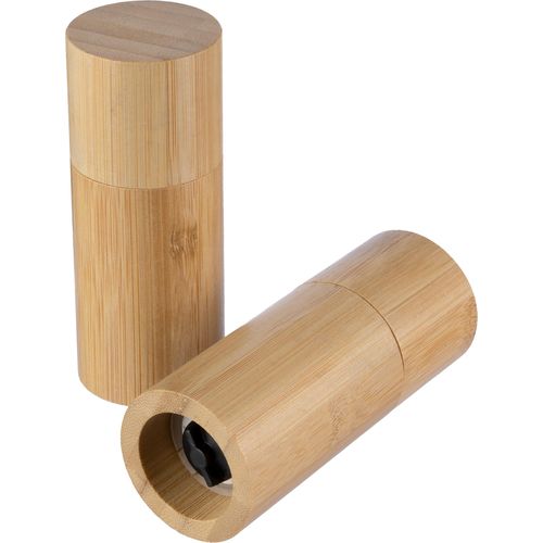 Bamboo spice mill set Christine