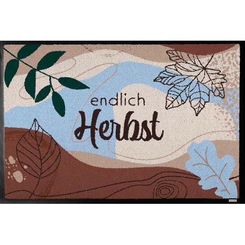 Doormats with autumn motifs