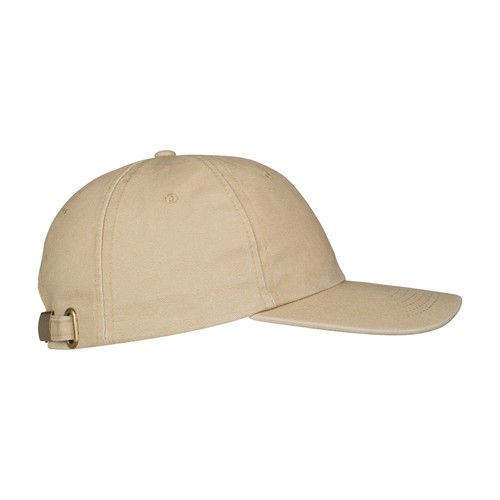 260 g/m2 stone washed cotton baseball cap, 6 panels
