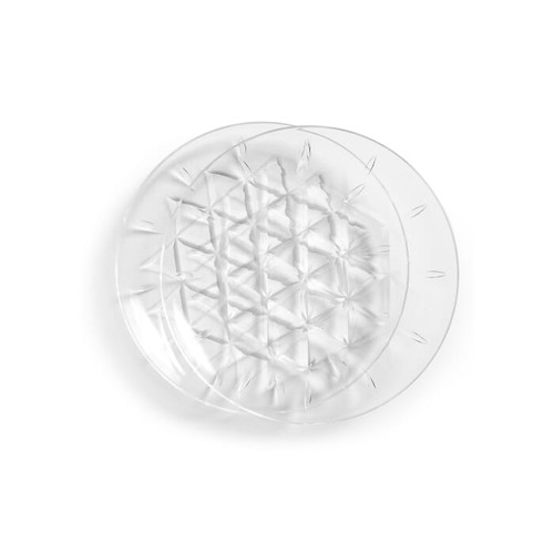 Sagaform Acryl picnic big plate set of 2 Ø26cm