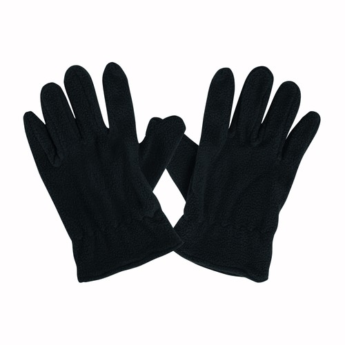 Fleece women gloves with elastic cuffs. One size