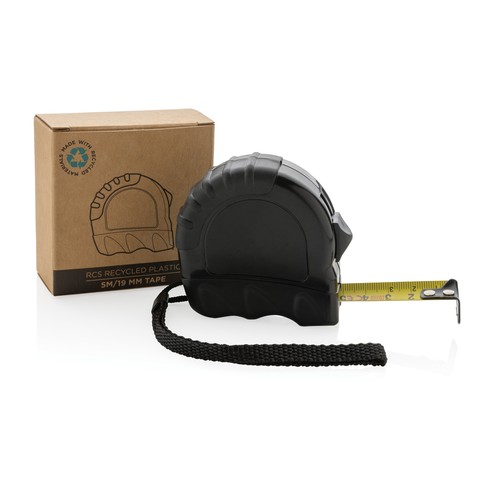 Mètre ruban 5M/19 mm en plastique recyclé RCS