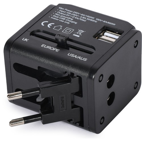 ADAPTADOR DE ENERGÍA UNIVERSAL DE PLÁSTICO