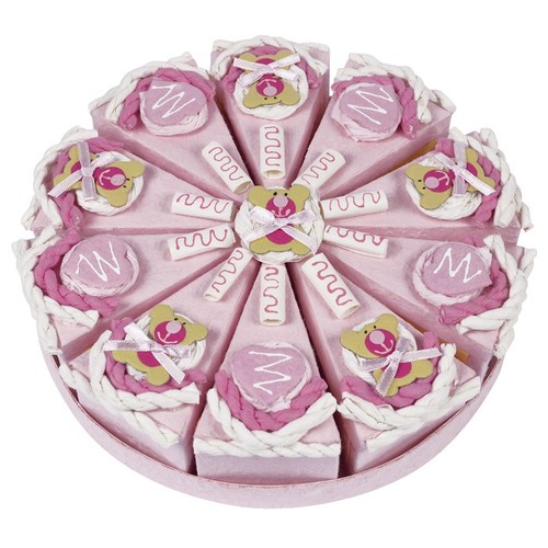 FAVOR PIECE OF CAKE PINK
