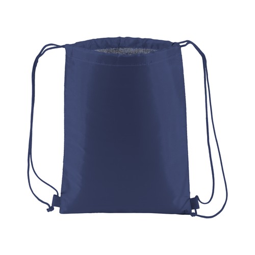 210T polyester insulated backpack with drawstring closure