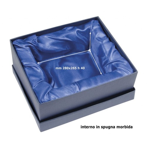 Boîte autoportante bleue 200x135x50 mm