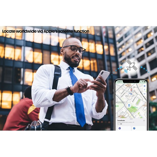 Porte-passeport en RCS avec géolocalisation Travelfinder