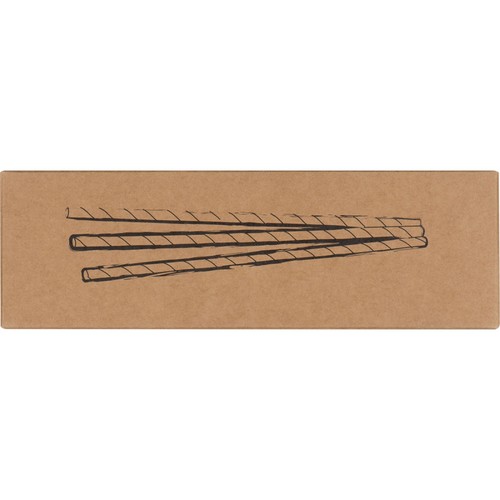 Lot de 100 pailles en papier