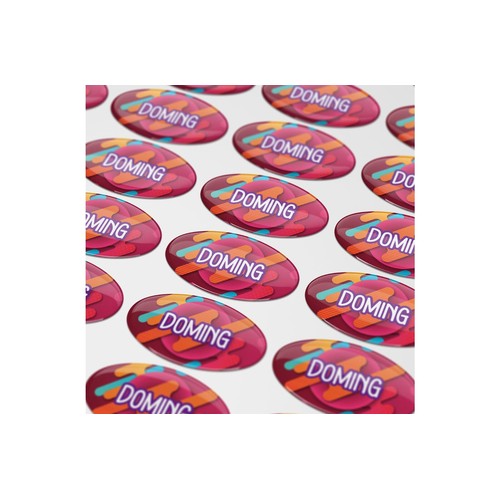 Doming Oval 40x20 mm