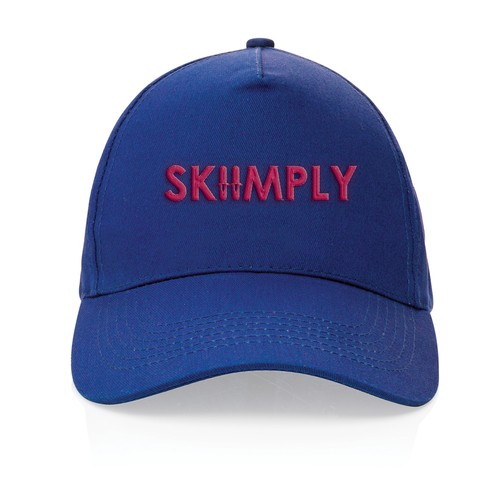 Casquette 5 panneaux en coton recyclé 190gr IMPACT