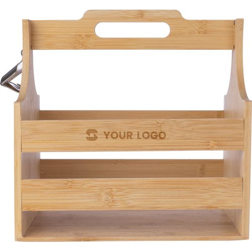 Bamboe flessenhouder Hans