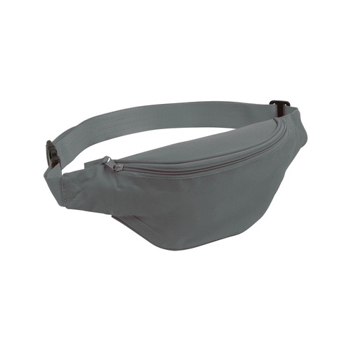 600 D Polyester slim, 1 pocket, with adjustable waist strap and clip closure