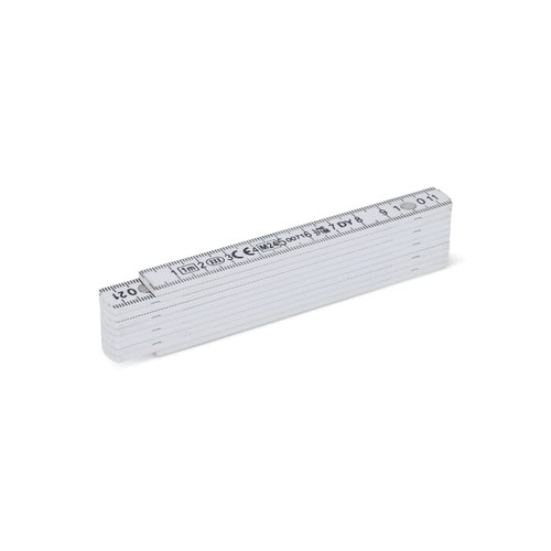 Calibrated foldable ruler 1m