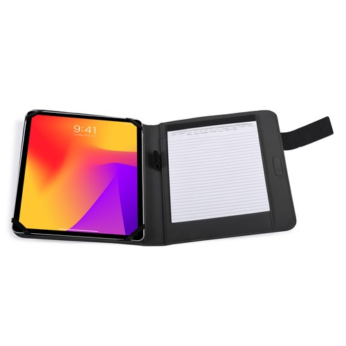 CARPETA PORTA DOCUMENTOS DE MICROFIBRA