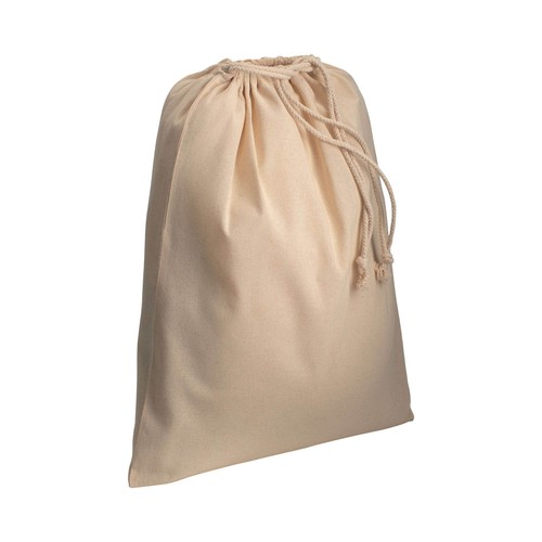 120 g/m2 cotton drawstring bag, 40 x 50 cm