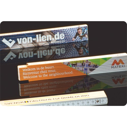 Drywall folding rule, Beechwood