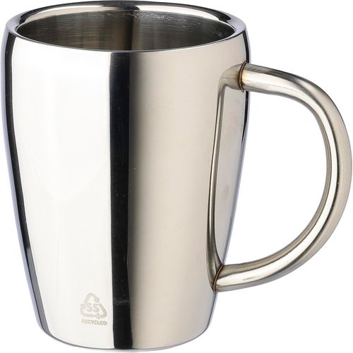 Set de 2 tazas termo de acero inox.reciclado Naya