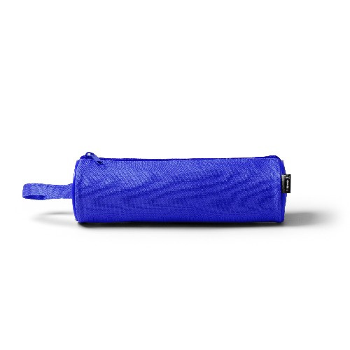 Cylindrical case with coordinated colored zipper. Aluìsio
