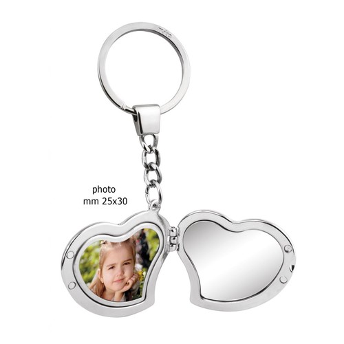 KEY CHAIN MIRROR AND  PHOTOFRAME HEART
