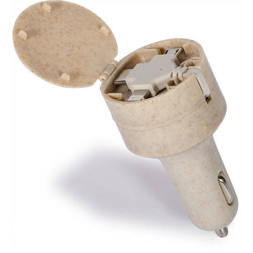 CHARGEUR POUR AUTO EN PAILLE DE BLÉ+ABS