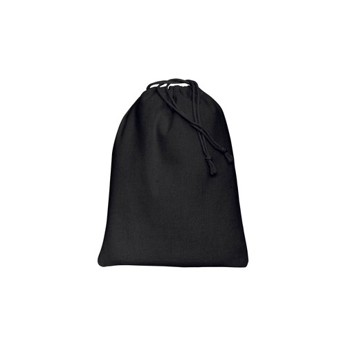 120 g/m2 cotton drawstring bag, 15 x 20 cm