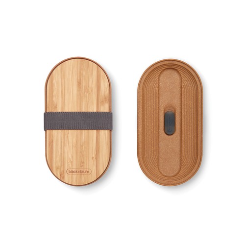 Boîte à bento double en acier inoxydable Black+Blum