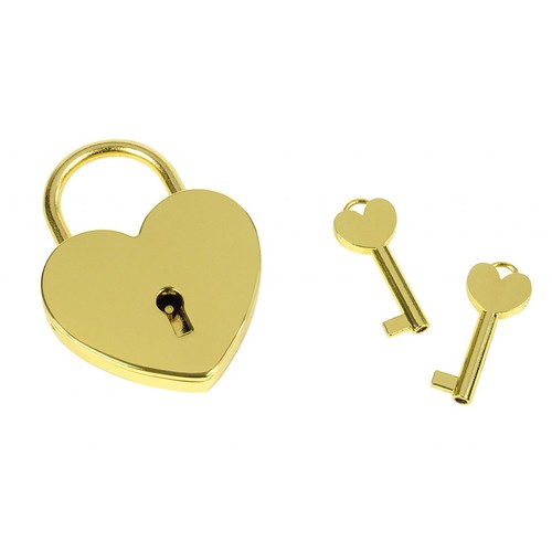 GOLDEN HEART PADLOCK