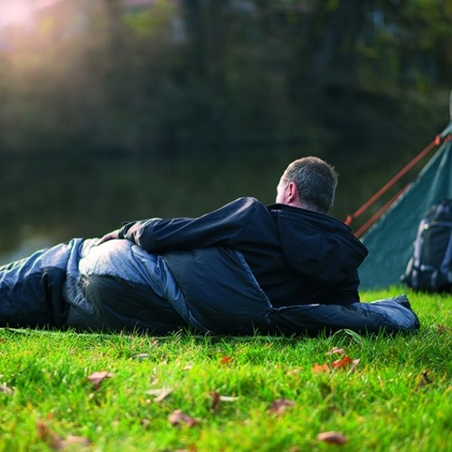 Sleeping bag KINABALU Schwarzwolf