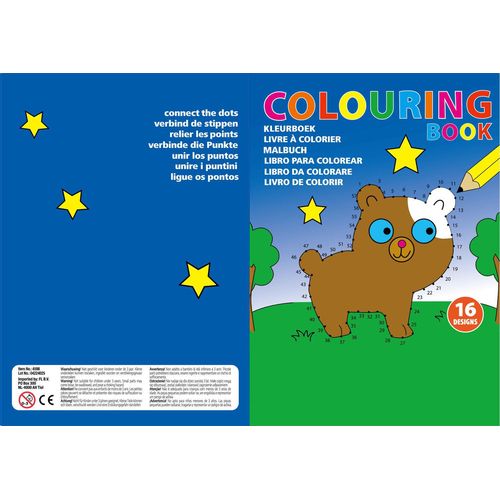 Cardboard Coloring book Constanze