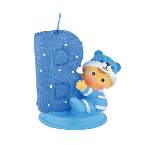 BOUGIE "BÉBÉ" AZUR H70 MM