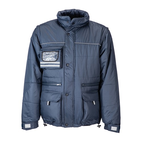 Chaqueta acolchada de poliéster.