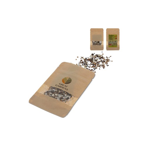 Bolsas de semillas de flores secas de 4 gramos