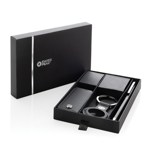 Coffret cadeau 3 pcs en PU recyclé RCS Swiss Peak Tula