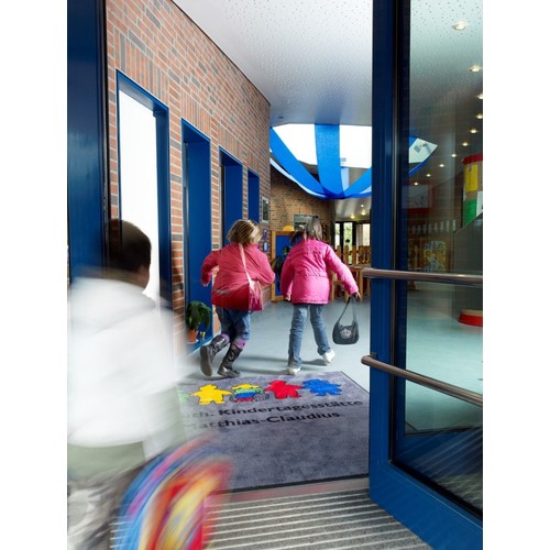 Bedrukte deurmatten voor scholen, kleuterscholen, onderwijsinstellingen