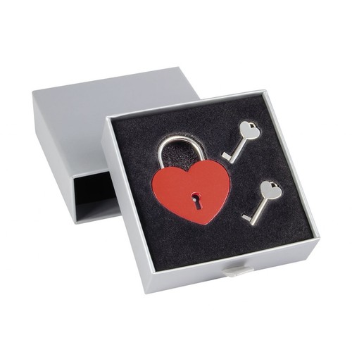 RED HEART PADLOCK