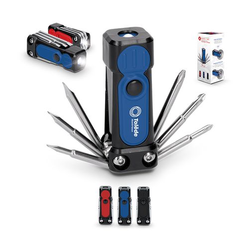 MULTIFUNCTION TOOL - 6 SCREWDRIVERS + TORCH
