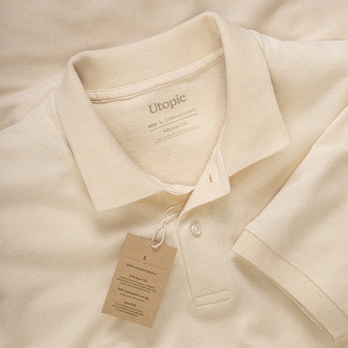 100% recycled fabric polo